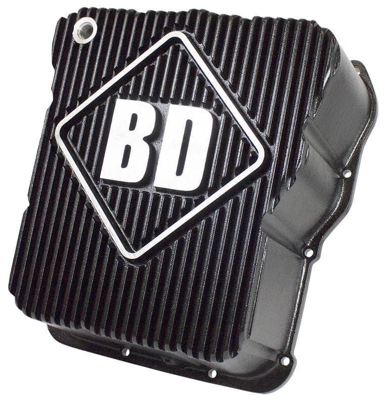 BD Diesel Deep Sump Transmission Pan Aluminum with Cooling Fins and Magnetic ... - Image 3