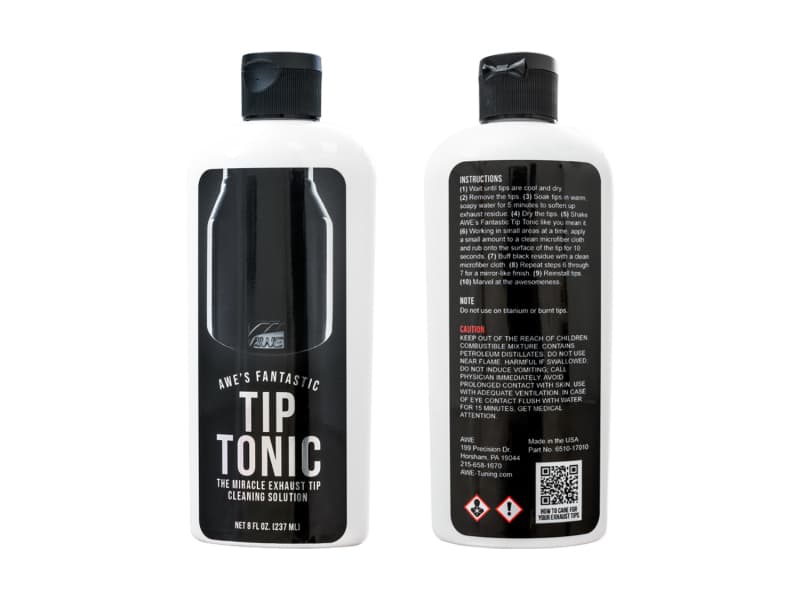 AWE Tuning TipTonic Cleaner for Exhaust Tips Non-Abrasive Formula