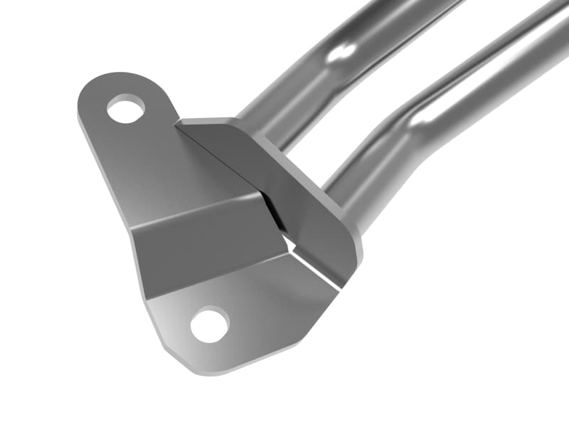 aFe CONTROL Front Suspension Strut Brace Dual-Tube Truss Design Gunmetal Gray - Image 4