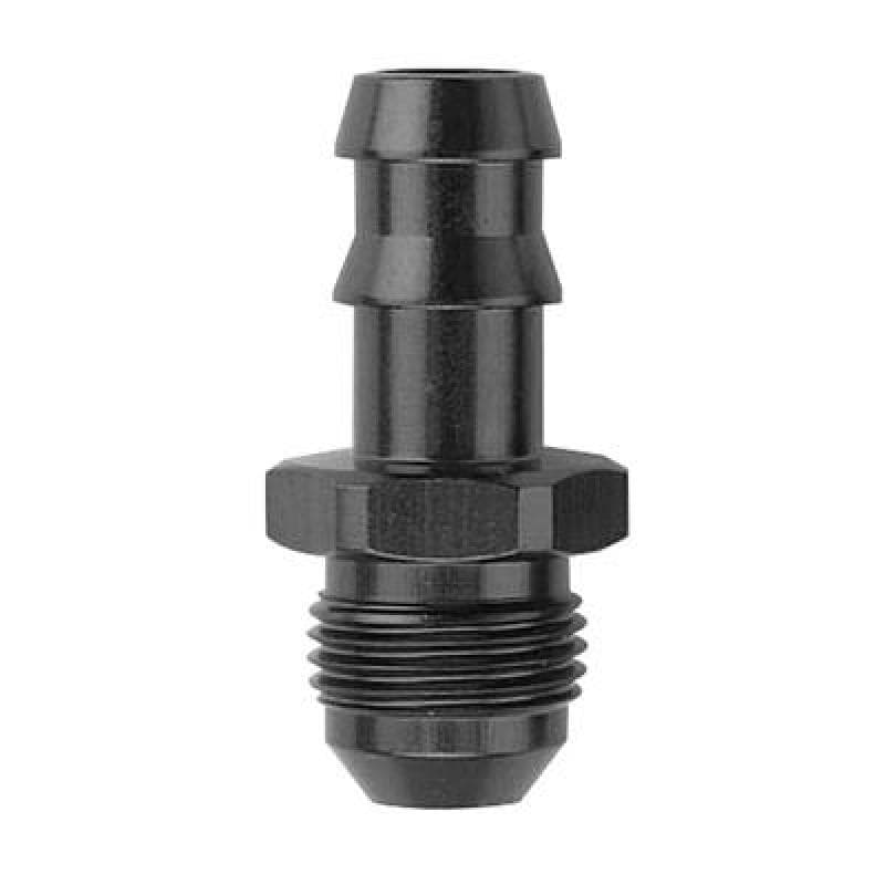 Fragola Hose Barb Adapter -6AN x 3/8 - Black