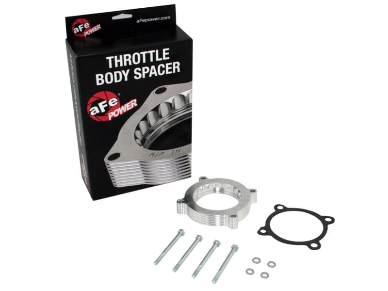 aFe Silver Bullet Throttle Body Spacer for Improved Airflow T-6061 Aluminum - Image 2