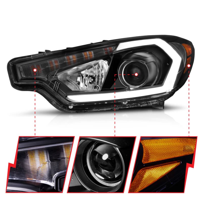 ANZO LED Projector Headlights for Chevy C6 High Output Replacement - Image 4