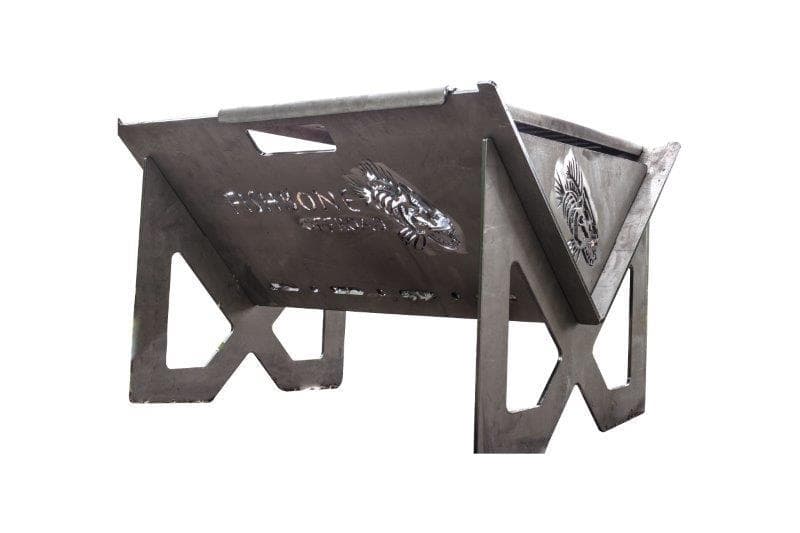 Fishbone Offroad Fire Pit 8-Gauge Steel Durable Outdoor Cooking Surface - Image 2