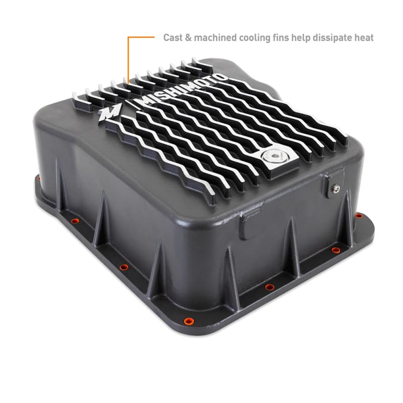 Mishimoto Aluminum Transmission Pan for Chevy Duramax 6.6L with Internal Baffles - Image 3