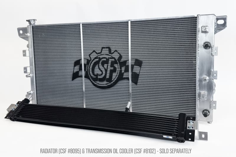 CSF Aluminum Radiator for Trucks 60% Larger Core Volume 100% TIG Welded - Image 2
