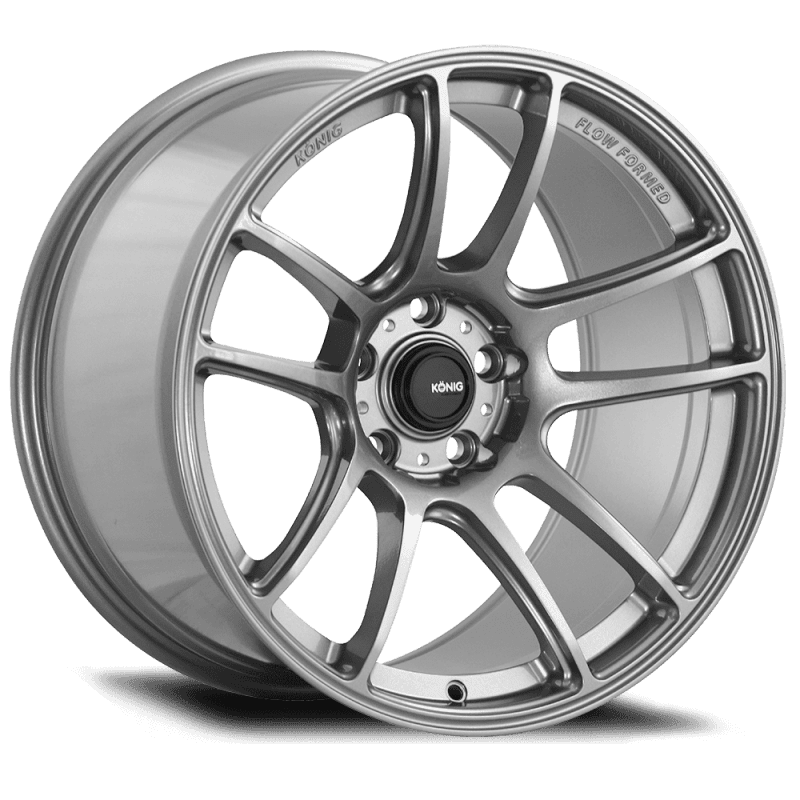 Konig Heliogram 18x12 5x114.3 ET20 Titanium Metallic Flow Formed Wheel