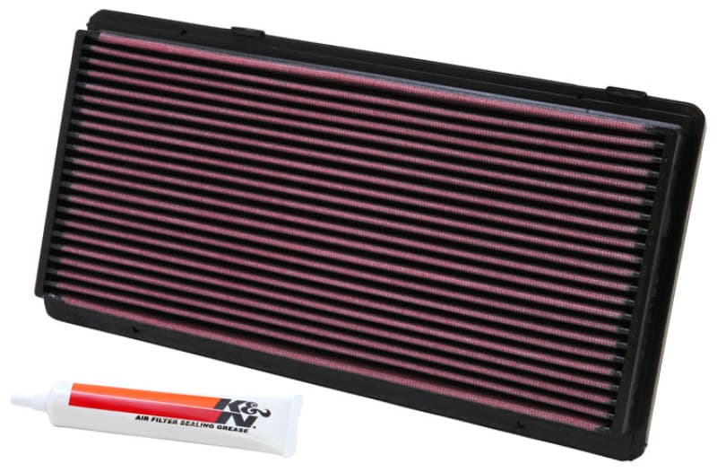 K&N Engineering Drop-In Air Filter Washable Reusable High-Flow for Multiple V...