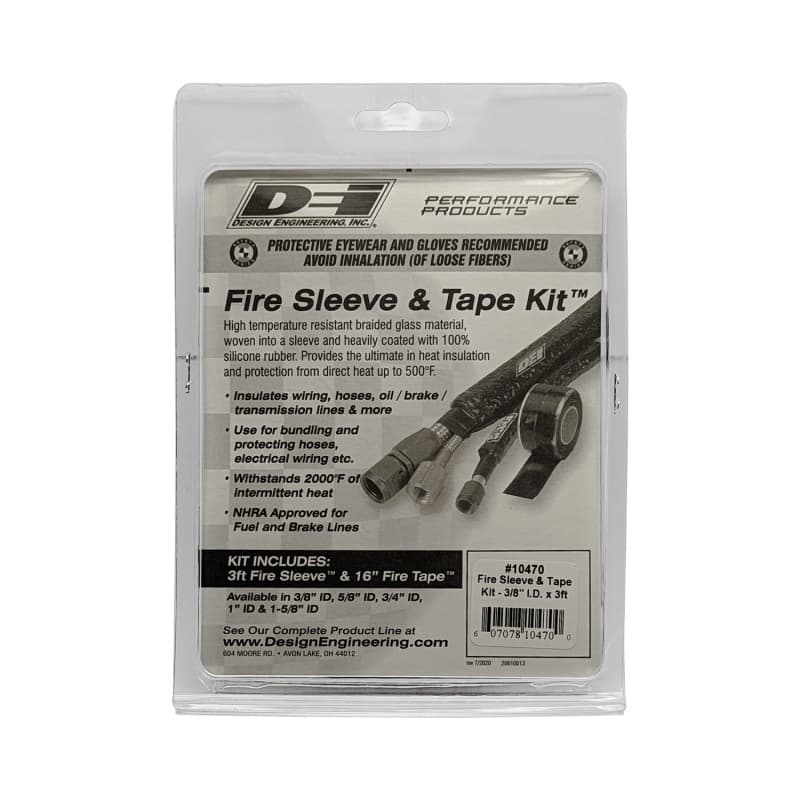 DEI Fire Sleeve 16" High Temp 500°F Heat and Abrasion Resistant Braided Glass - Image 3