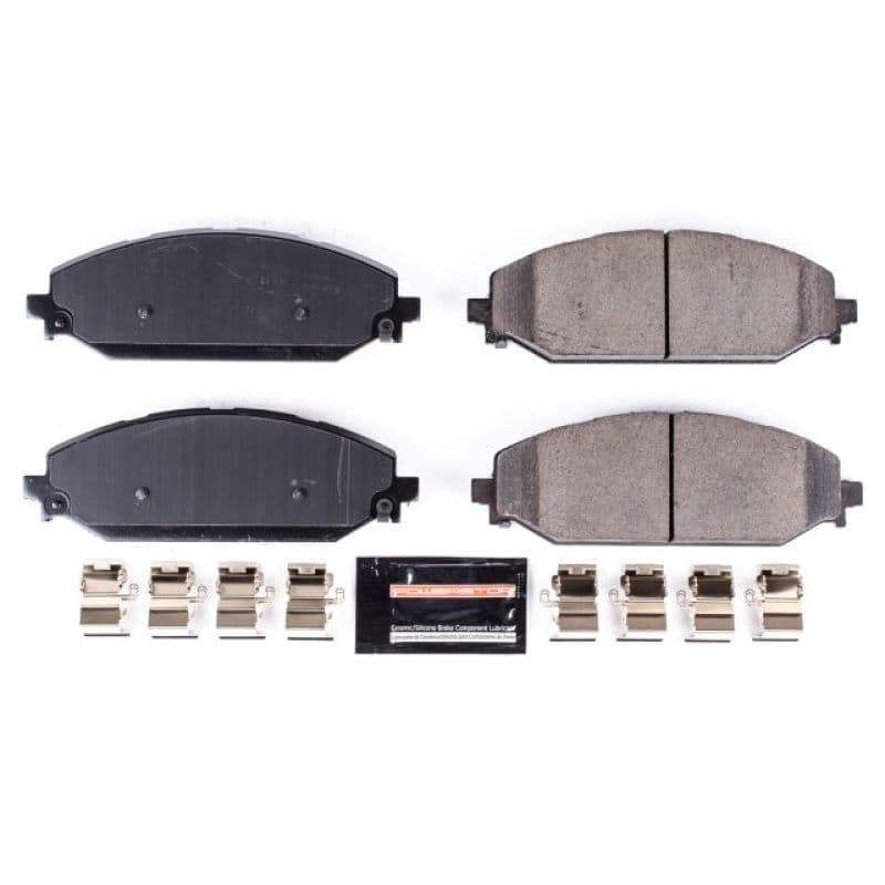 PowerStop Z23 Evolution Ceramic Brake Pads for Chevy C6 Low-Dust Carbon-Fiber