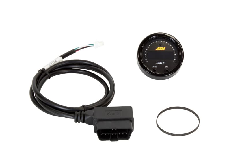AEM X-Series OBDII Digital Gauge for OBDII Vehicles with CAN Bus Data Display