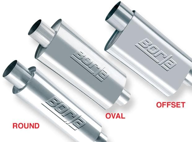 Borla XR-1 Muffler Offset Stainless Steel Patented Flow-Through Design - Image 4