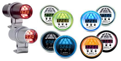 AutoMeter Tube-Style Shift Light for 1-12 Cyl Engines with 7-Color Display - Image 3