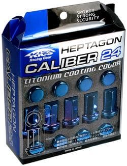 Project Kics Titanium Blue 12X1.50 Caliber Lug Nut - Image 2