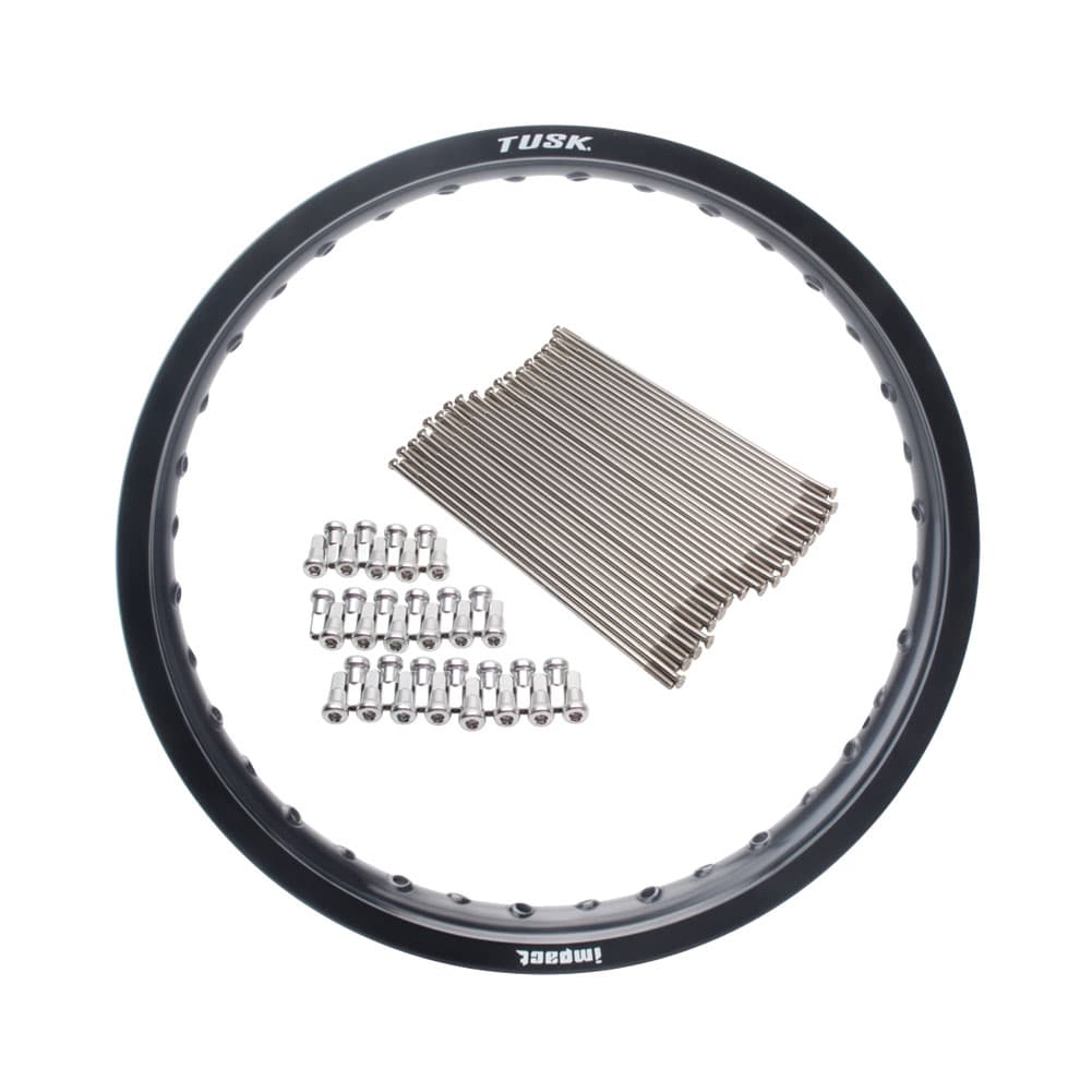 Tusk Impact Rear Rim and Spoke Kit