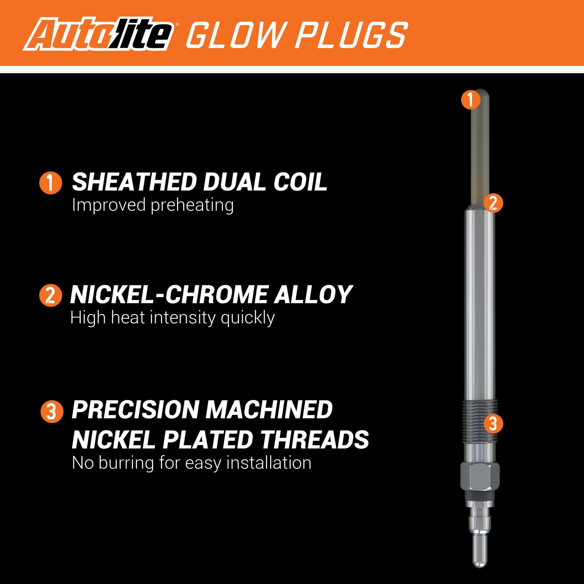 Autolite Glow Plug - Image 3