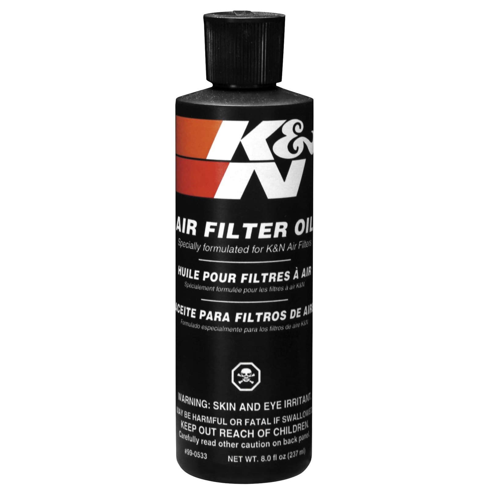 K&N Engineering Air Filter Oil 8oz Squeeze Bottle - Image 3