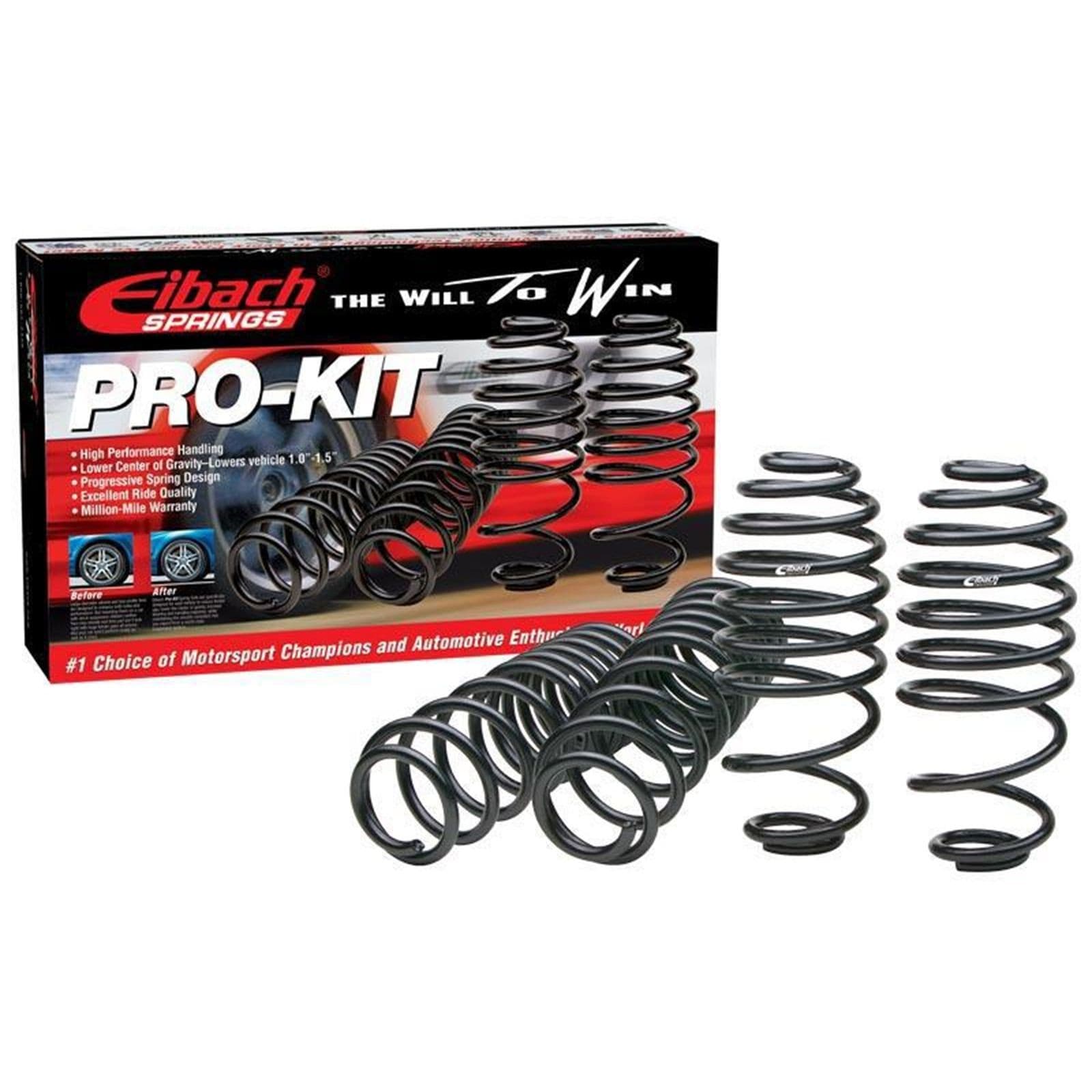 Eibach Pro-Kit Lowering Springs for Multiple Vehicles Performance Suspension - Image 7