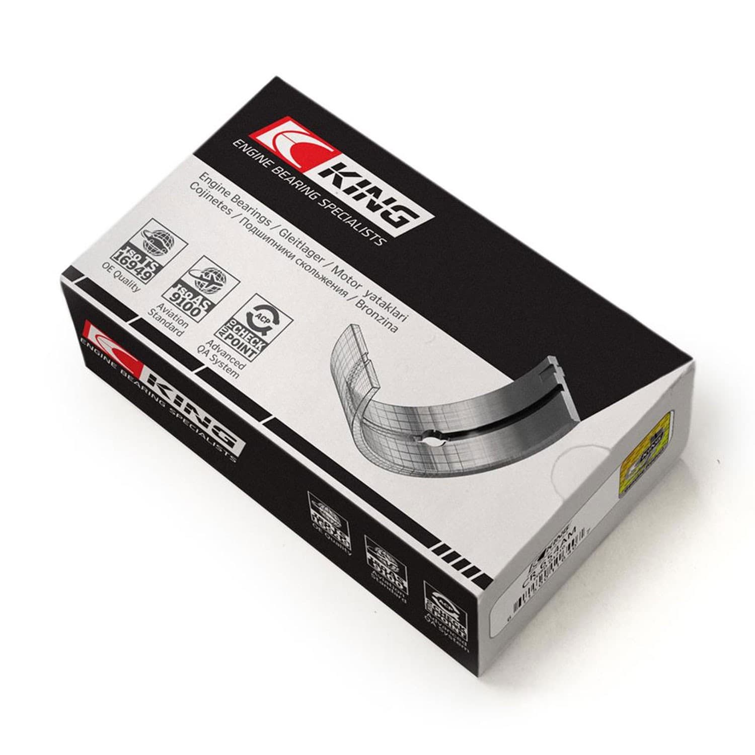 King Engine Bearings Main Bearing Set for VM Motori A630/L630 3.0L +0.25mm - Image 2