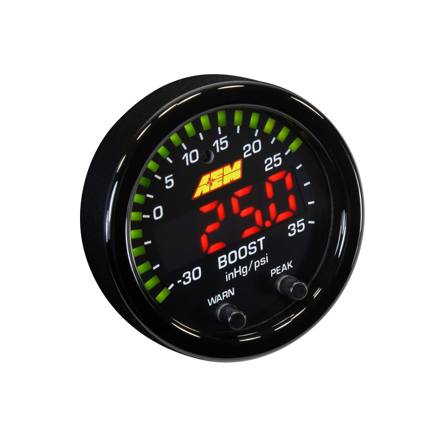 AEM X-Series Digital Gauge with AEMnet CAN-bus and Programmable LED Display - Image 4