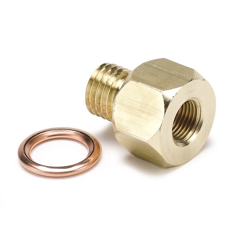 AutoMeter 1/8" NPT Female to M12x1.5 Male Adapter for GM LS Engine Temperatur... - Image 2