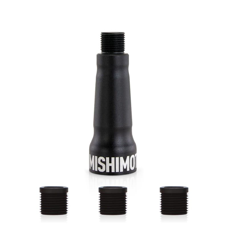 Mishimoto Shift Knob Extension 3" CNC 6061 Billet Aluminum Black Anodized