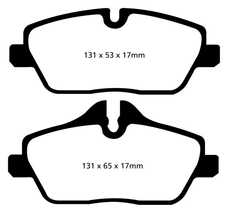 EBC Ultimax2 Brake Pad Set for Urban/Daily Driver OEM Replacement - Image 2