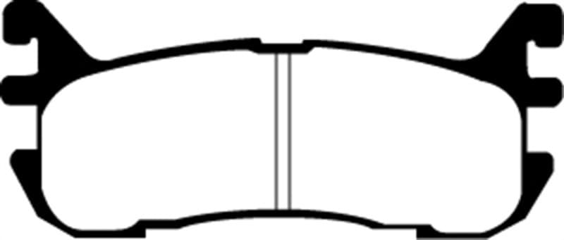 EBC Greenstuff Brake Pad Set for Street Driving High Initial Effect up to 600°C - Image 2