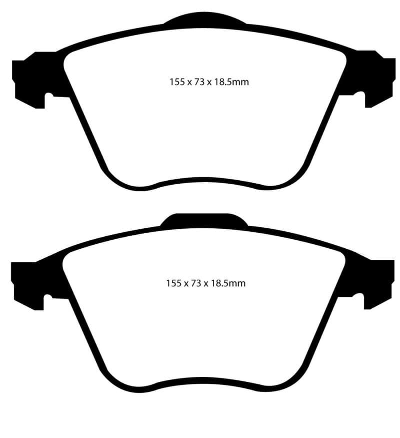 EBC Ultimax2 Brake Pad Set for Urban/Daily Driver OEM Replacement - Image 3
