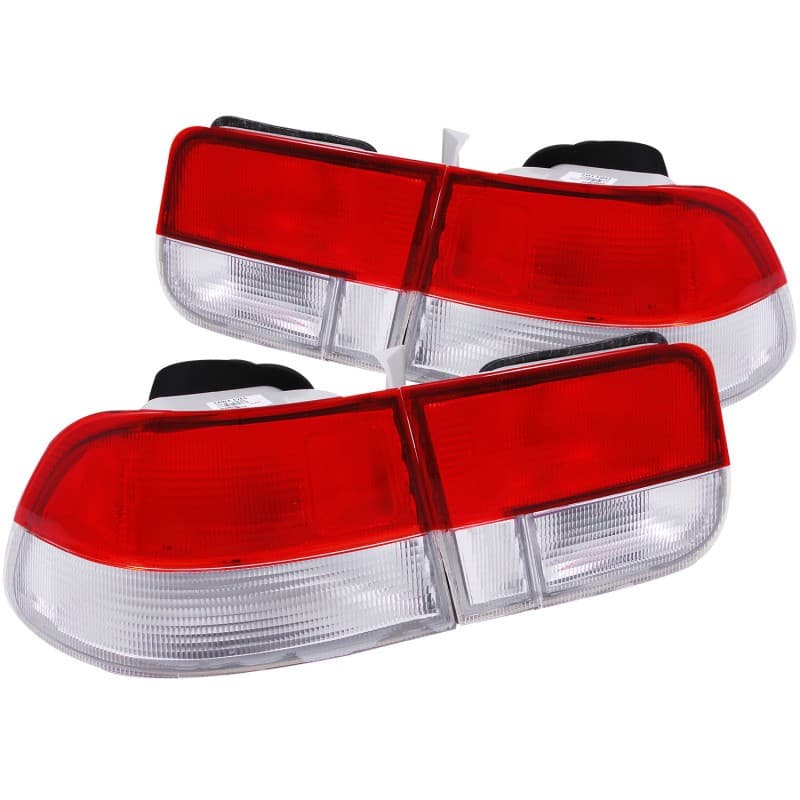 ANZO Tail Light Assembly for 2Dr Models Red/Clear Lens OEM Pair