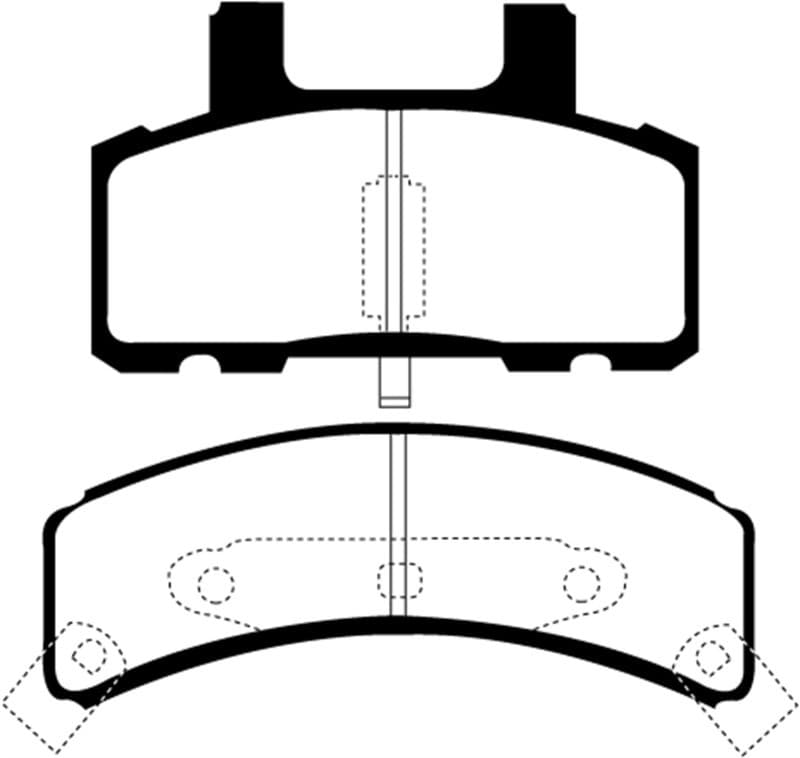 EBC Greenstuff Brake Pad Set for 4x4 Heavy Duty Low Wear Offroad Use - Image 3