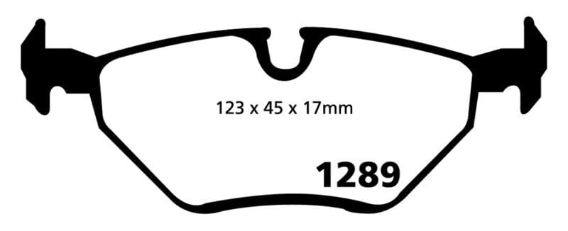 EBC Yellowstuff Brake Pad Set for Street & Track Driving High Performance - Image 3