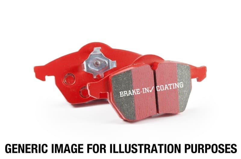 EBC Redstuff Brake Pad Set for Chevy C6 Low Dust Synthetic Fiber Ceramic