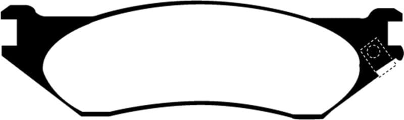 EBC Greenstuff Brake Pad Set for 4x4 Heavy Duty Low Wear Offroad Use - Image 3