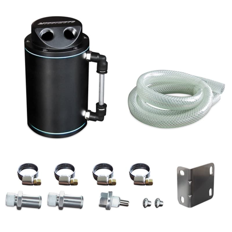 Mishimoto Oil Catch Can for Turbo Engines Black Finish MMOCC-RB