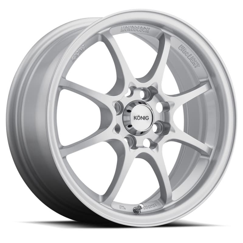 Konig Helium Wheels 15x6.5 4x100 ET40 Silver