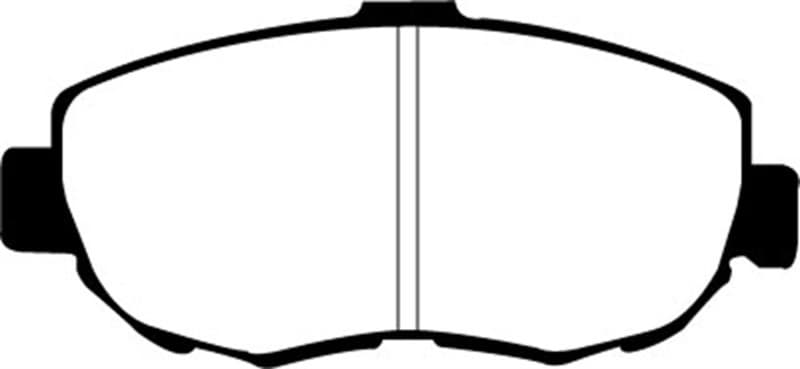 EBC Greenstuff Brake Pad Set for Street Driving High Initial Effect Up to 600°C - Image 3