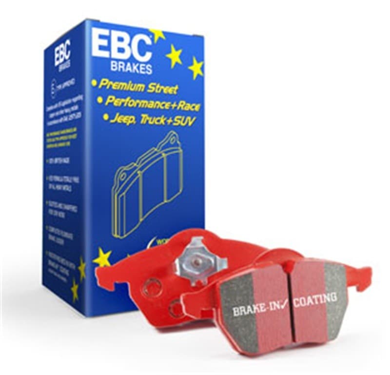 EBC Redstuff Brake Pad Set for Chevy C6 Low Dust Ceramic Fiber Compound - Image 2