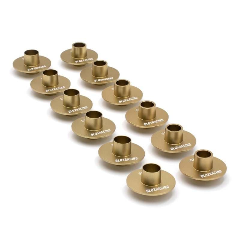 BLOX Racing Subframe Hard Collar Kit for All S2000 Front & Rear 12-Piece Gold