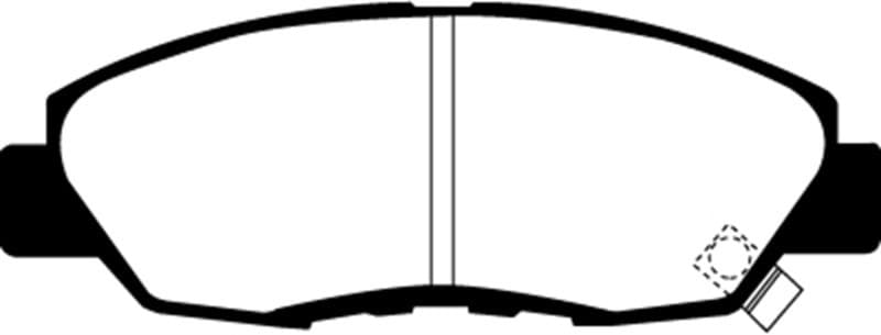 EBC Yellowstuff Brake Pad Set for Street and Track Driving Aramid Fiber Compound - Image 3
