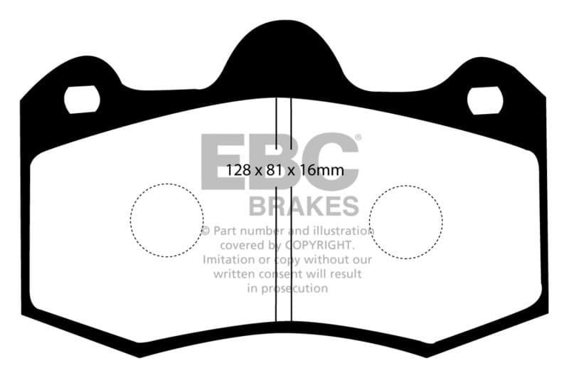 EBC Bluestuff NDX Brake Pads High Friction Sport & Race Material - Image 3