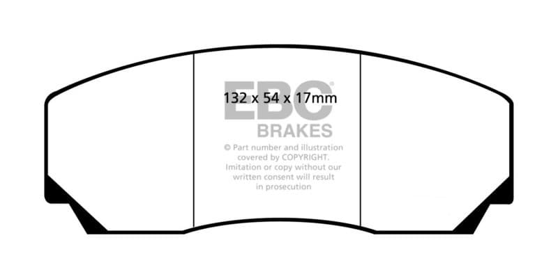 EBC Bluestuff NDX Brake Pad Set High Friction Sport & Race Material - Image 3