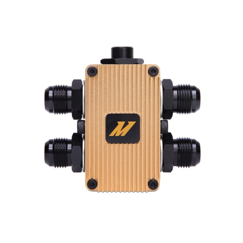 Mishimoto In-Line Oil Thermostat CNC Billet 6061 Aluminum Fluid Temperature R...