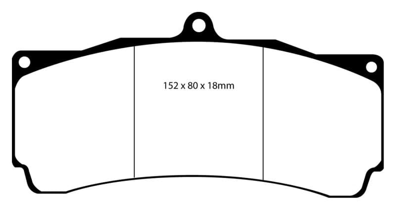 EBC Bluestuff NDX Brake Pads High Friction Sport & Race Material - Image 4