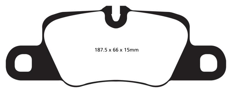 EBC DP31858C 12-15 Porsche 911 (991) (Cast Iron Rotor only) 3.8 Carrera S