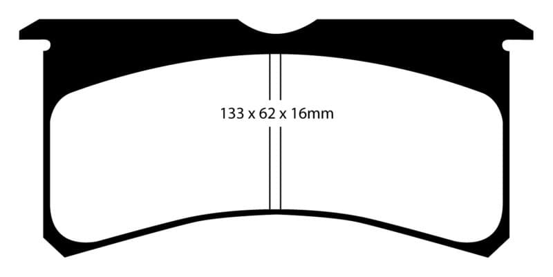 EBC Bluestuff NDX Brake Pad Set High Friction Sport & Race Material - Image 3