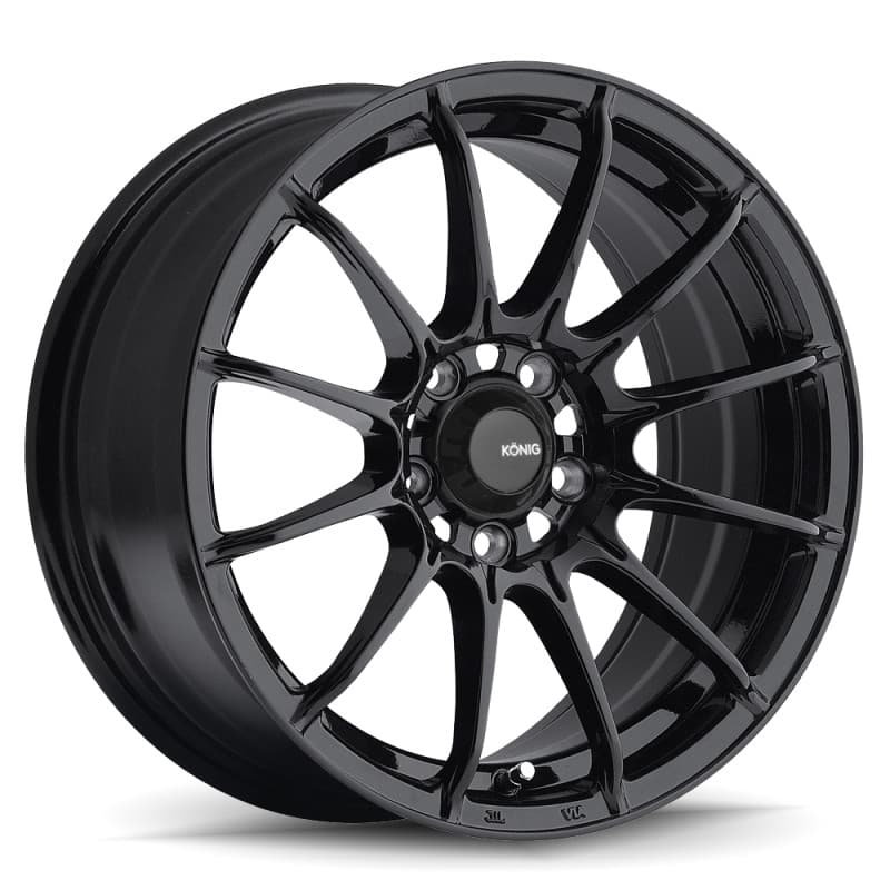 Konig Dial In Wheels 15x7 4x100 ET35 Gloss Black - Image 2