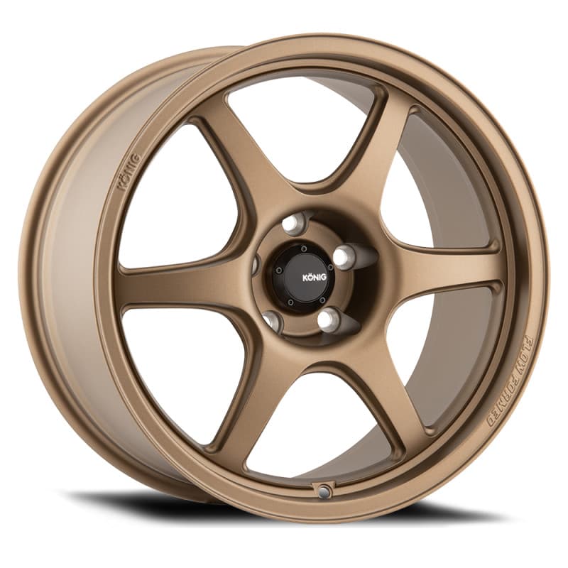 Konig Hexaform Wheels 15x8 4x100 ET25 Matte Bronze - Image 2