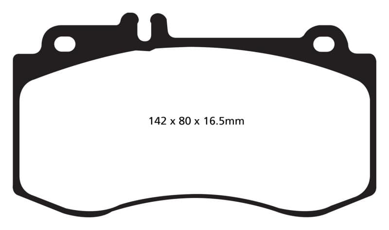 EBC Yellowstuff Brake Pad Set for Street and Track Driving High Performance - Image 2