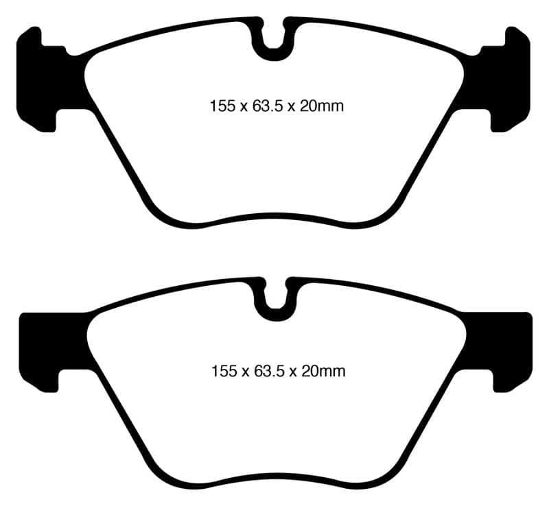 EBC Yellowstuff Brake Pad Set for Street and Track Driving High-Performance - Image 3