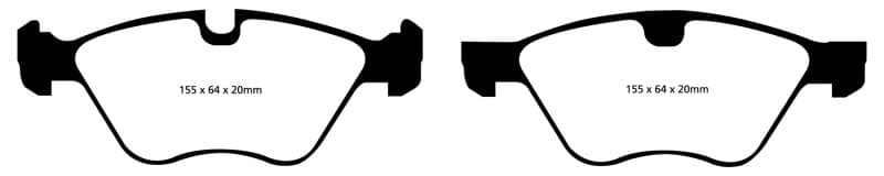 EBC Yellowstuff Brake Pad Set for Street & Track Driving High Performance - Image 3